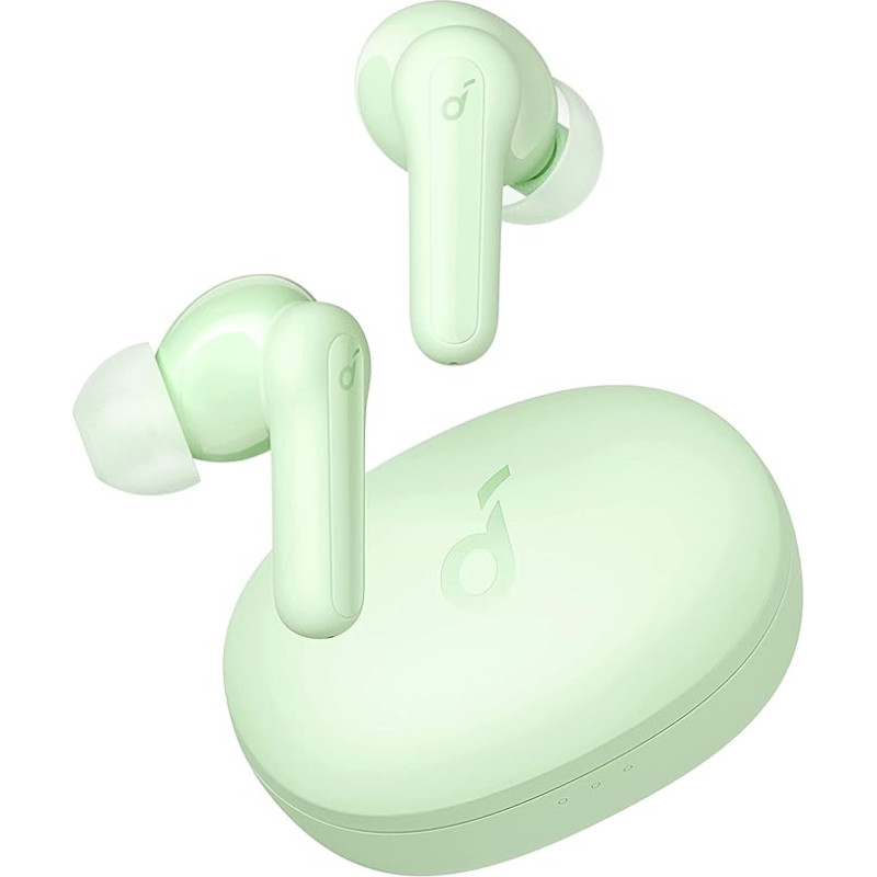 soundcore by Anker Life P2 Mini True-Wireless Earbuds In-Ear Kopfhörer, 10mm Audiotreiber, intensiver Bass, EQ, Bluetooth 5.2, 32 Std Akku, Aufladen mit USB-C(Grün)(Generalüberholt)