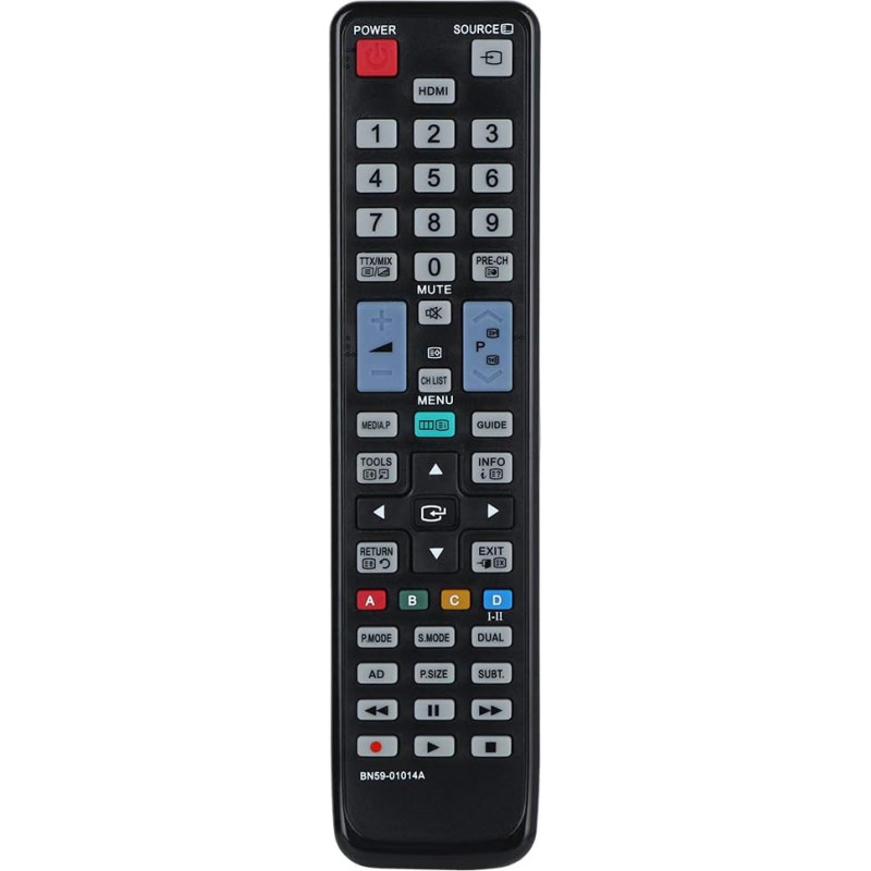 Alkia Remote Control Compatible Replacement for Samsung BN59-01014A Remote