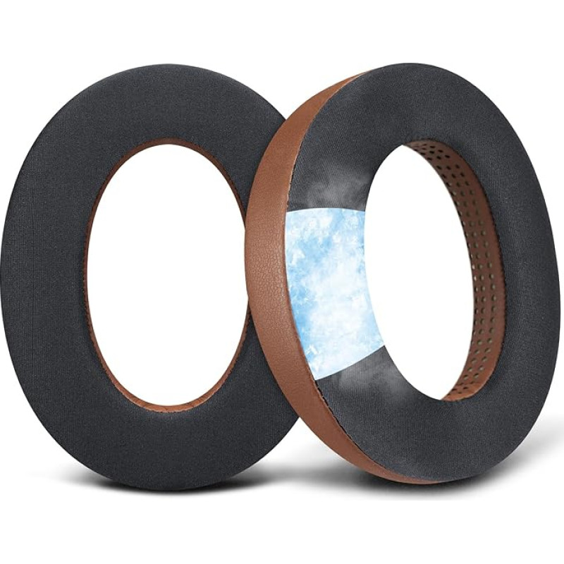 SOULWIT Cooling Gel Replacement Ear Pads for Sennheiser HD599/HD598/SE/CS/SR/HD595/HD569/HD558/HD518/HD515/Game Zero/G4ME Zero/PC37X/PC38X/PC350/PXC350/PXE350/PC360/HD33 80/HD3 880-pro/hme95