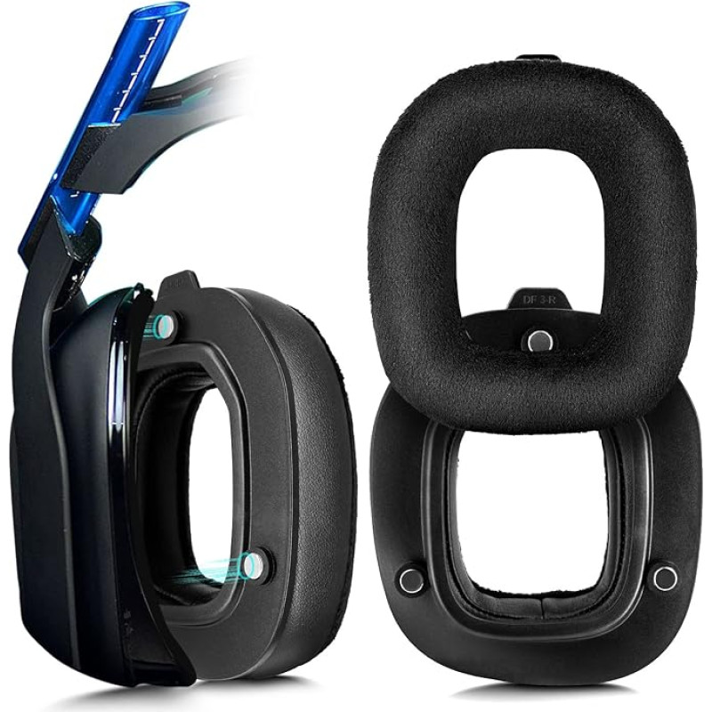 XBERSTAR Replacement Ear Pads for Astro A50 GEN3 Headset - A50 Accessories/Ear Pads/Ear Cups (Leather and Flannel Ear Pads)