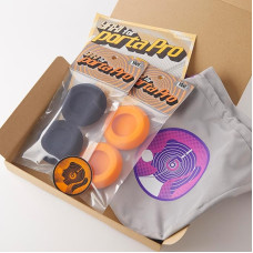 YAXI Ear Pads for Koss Portapro 2 Pairs (Orange + Black) + Bag