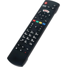 RC42128M Replacement Remote Control for Panasonic TV TX-65GX565 TX-24CS350E TX-43GS350E TX-43GX550E TX-43GX555E TX-43GX559E TX-43GX600E TX-43GX610E TX-43GX623 E TX-43 GX625E TX-43HX580E