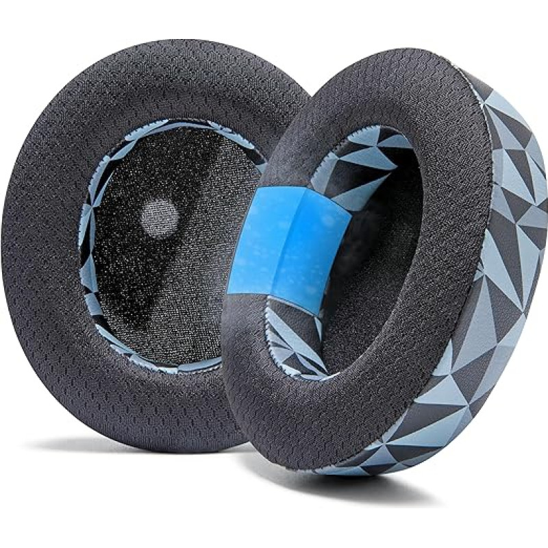 WC Freeze Stealth Pro - Cooling Gel Ear Pads for Turtle Beach Stealth Pro by Wicked Cushions - More Comfort, Durability, Thickness, and Soundproofing for Premium Gaming Sessions | Geo Grey