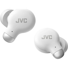 JVC HA-Z250T-W True Wireless Active Noise Cancelling Headphones, Soft & Comfortable Memory Foam Earplugs, 3 Sound Modes, BT 5.3, 28 Hours Battery Life, White