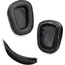 JHZZWJ Replacement Ear Pads for Logitech G533 G633 G635 G933 G935 Faux Leather Ear Pads