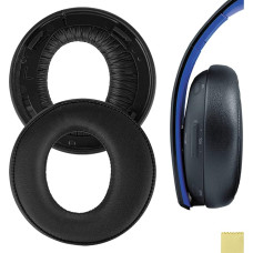 Geekria Replacement Ear Pads Compatible with Sony PS4, PS3, PSV Gold Wireless Headphones Ear Cushions, Headset Earpads, Ear Cups Repair Parts