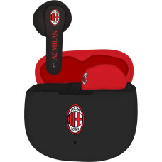 AC Milan TECHMADE Wireless In-Ear Headphones with Charging Box Red/Black