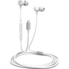 Thore iPhone Earbuds (V60) Wired in Ear Lightning Earbuds (Apple MFi Certified) Headphones with Microphone/Remote for iPhone 13 Pro Max/12/11/Xr/Xs/X/SE/8/7-White