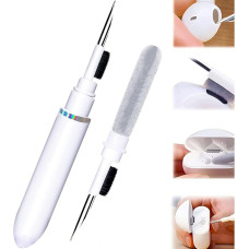 Bluetooth Cleaning Pen, 3 in 1 Headphone Cleaner, 360° Earphone Cleaning Pen Set, Dust Removal, Brush Pen for Airpods Cleaning Kit and Various Electronic Devices