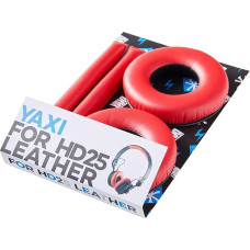 YAXI HD25 Red Leather Ear Pads