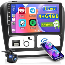 8 Core 4GB + 64GB Android 13 Car Radio for Fiat Doblo 2010-2015/Opel Combo 2011-2018 Radio Wireless Apple CarPlay Android Car Bluetooth 9 Inch Screen Car Radio with Navigation Reversing Camera