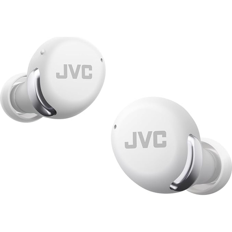 JVC HA-A30T2-W True Wireless Earbuds with Noise Cancelling, Optimised Comfort and Sound Quality, App Control with Multi-Point Connection, White