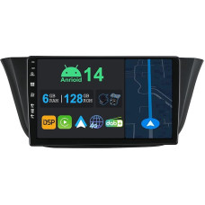 YUNTX 9 Inch Android 13 Car Radio with Sat Nav for Fiat Iveco Daily VI 2014-2021 | Octa Core | 6GB 128GB | Built-in 4G LTE | CarPlay & Android Car | DSP | DAB | HDMI | Dual Band WiFi | Bluetooth 5.0