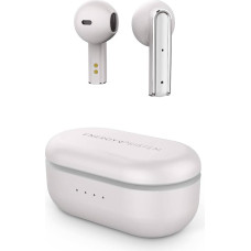 Energy Sistem Earphones True Wireless Style 4 Cream (Headphones for Wireless Music Enjoyment, Compact and Ergonomic Design, Charging Case Compatible with the ESmart Connect App) - White