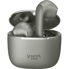 Vieta Pro Fit 2 Headphones, True Wireless, Bluetooth 5.3, Touch Control and Voice Assistant, 16 Hours Runtime and Metal Finish