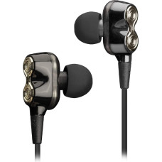 JAZ Ragtime Wireless Multipoint Earbuds with Dual Driver, Metal Finish, Built-in Microphone, 3 Sets of Earbuds Included