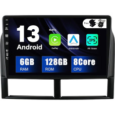 SXAUTO - 6G+128G - Android 12 IPS Car Radio for Jeep Grand Cherokee WJ (1998-2004) - Built-in Carplay/Android Car/DSP - LED Camera + MIC - DAB Steering Wheel Control Fast Boot 360-CAM WiFi - 2 DIN 9