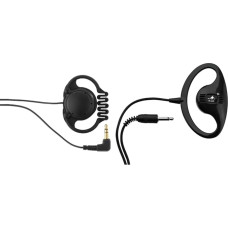 MONACOR ES-16 Mono Earphones Black & ES-220 Mono Earphones Black