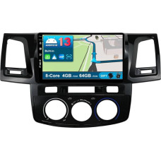 BXLIYER Android 12 IPS Car Radio Suitable for Toyota Fortuner Hilux Revo Vigo (2008-2014) - 4G + 64G - Built-in DSP/Carplay/Android Car - Camera + MIC - 9 Inch 2 DIN - SWC WiFi DAB 360 Camera Fast