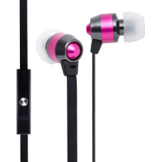 groov-e Smart Buds Metall-Headset mit Fernbedienung und Mikrofon Rose