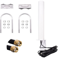 4G LTE High Gain 14dBi Omnidirectional Long Range Antenna with 5m Coaxial Cable for Mobile Hotspot Modem 4G Cellular Gateway LTE Router