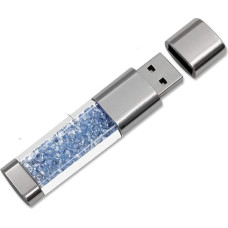 FeliSun 16GB 32GB 64GB New Jewelry Crystal USB 3.0 Flash Drive, Waterproof Shockproof Super Speed U Disk, Transparent Memory Stick Pen Drive External Storage Rhinestone gift For Birthday Gifts,Christmas Gifts ,Wedding Gifts