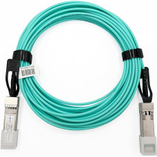 Elfcam - 5m 10Gb SFP+ Active Cable OM3 - AOC Cable - SFP+ to SFP+, SFP-10G-AOC Compatible, 5 Mètres