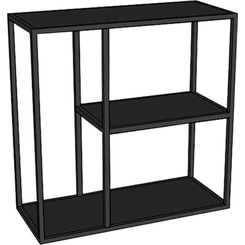 Vidurio amžiaus modernus sofos staliukas, 3 pakopų siauras konsolinis staliukas svetainei, metalinės lentynos, idealiai tinka už sofos ar sofos, 15,5 colio pločio, ūkininko stiliaus