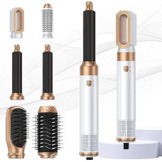 Atopskins Airbrush Hair Styler 6 in 1 Hair Stylers Pro Air Styler with 1000 W Round Brush, Warm Air Brush, Hair Dryer Brush, Hair Dryer, Car Air Culer, Straightening Brush, Hairstyler Airstyler for