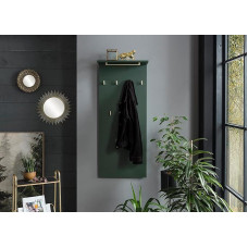 Schildmeyer Kent 151442 50 x 20,9 x 110,6 cm Miško žalios/auksinės spalvos kabliukų skydas