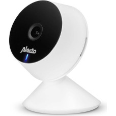 Alecto Smartbaby5 Baby Monitor with Camera - WLAN Baby Monitor with Camera - Intercom Function - Infrared Night Vision - Motion Sensor - App Control - HD Resolution - White