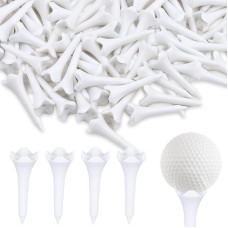 Notoke 30 Pieces Golf Tees, 39 mm Plastic Golf Tees Durable Shatterproof for Golf Course Beginners Professionals Practice
