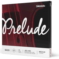 D'Addario Prelude 1/4 skalės vidutinio įtempimo bosinių stygų rinkinys