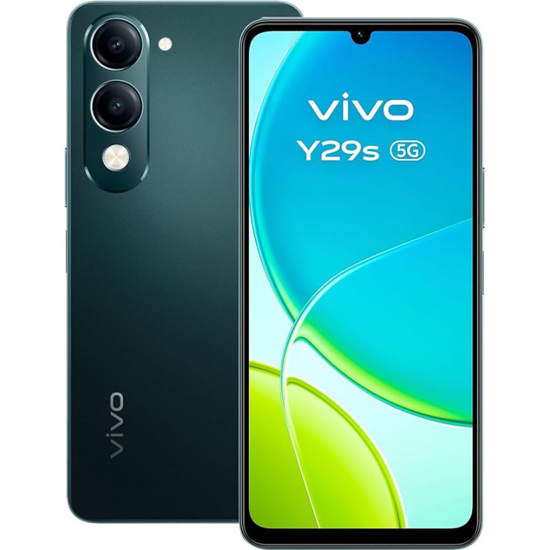 VIVO Y29s 5G išmanusis telefonas 6GB 256GB, 6,74 colių LCD ekranas 90Hz, 50MP pagrindinė kamera, 5150 mAh baterija, IP64, dvi SIM kortelės, 