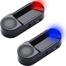 Saulės energija maitinama netikra automobilio signalizacija mirksinti šviesa su raudonu šviesos diodų išmaniuoju šviesos jutikliu USB atsarginio įkrovimo įkrovimo apsauga nuo vagystės manekenų signalizacija, skirta automobilių ir furgonų saugumui, imituoj