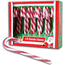 Becky's Candy Canes 8 x 144 g, 12 atskirų lazdelių, braškių skonio, 8 vnt.