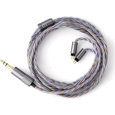 LINSOUL Tripowin Zoe Upgraded Cable 4-Core Pure Copper Silver-Plated Copper Gold-Plated 24AWG Litz Wire for In-Ear Headphones KZ ZS10 Pro TINHIFI T2 T3 Plus (2-Pin 0.78 mm)