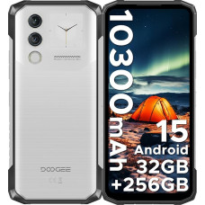 DOOGEE Blade 10 Max Android 15 Outdoor Mobile Phone Without Contract, 32 (8+24) GB + 256GB/2TB TF, 10300mAh Outdoor Smartphone, 1.54 Inch Rear Display 6.56 Inch + 90Hz, 50MP + 8MP Construction Site