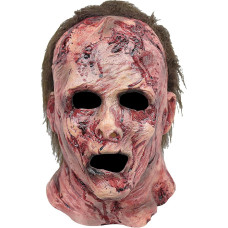 Yearsahrk Siaubo zombių kaukė Baisus žudikas vaiduoklis kaukė Biocheminis monstras šalmas Helovino kostiumas Karnavalas Cosplay Latex rekvizitai