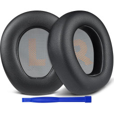 SOULWIT pakaitiniai ausų įdėklai JBL Quantum One ausinėms, pakaitiniai įdėklai su minkšta proteino oda ir didelio tankio triukšmo izoliacijos atminties putomis