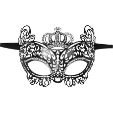 Cupimatch Venecijos karūnos kaukė Moterys kaustyti geležies metalo maskarado kaukė Kalėdų šalis