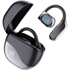 YUANJ AI Translator Headphones, 3-in-1 Translation Headphones, 134 Langues, Bluetooth 5.3 Avec Application, 5 Modes de Traduction en Temps Réel, 16H Pour Apprentissage, Voyage, Business (Black)