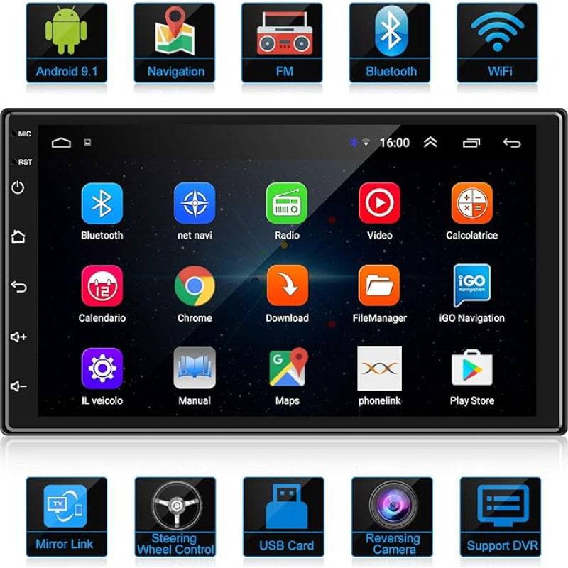 ANKEWAY Naujausias atnaujinimas 7 colių 