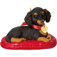 Hallmark Keepsake Christmas Decoration 2025, Puppy Love Longhair Dachshund 2025, Gifts for Animal Lovers