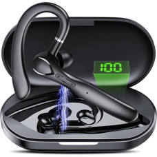 FAMOO Bluetooth Headset, Wireless Headset with Noise Cancelling Microphone CVC8.0, Bluetooth V5.3 Headphones, 100 Hours Playtime