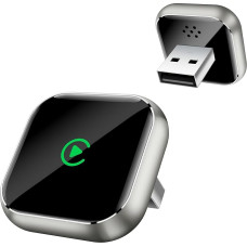 CarPlay Wireless Adapter for Apple iPhone - Upgrade from Wired CarPlay to Wireless Device, Mini T-shaped for Cars, Automatic USB Reconnection, GPS Navigation Transmission