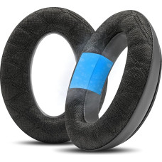 WC Freeze V2 QC45 - Cooling Gel Ear Pads Compatible with Bose QuietComfort 45, QuietComfort SE and QC Wireless (2023) by Wicked Cushions | Freeze V2 Cooling Fabric, Extreme Comfort | Eclipse Gray