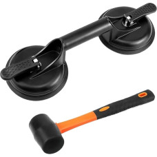 Nbbwwu Laminato grindys Werkzeuge,Bodenbelag Werkzeuge - Schwerlast Montagehammer für Sockelleiste Schrank Badezimmer Dusche Deck