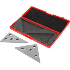 OUNONA 2-Piece Set Triangular Measuring Block Angle Gauge Mechanical Measuring Block Rod Changing Bulbs Conical Bumpers Round Buttons Simple Bulbs Wire