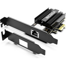10G Base-T PCI-e X1 Network Card, Marvell AQC113 Controller, NICGIGA 10Gb Ethernet Adapter Support WOL, 10Gbe RJ45 Port NIC Card, Windows10/11/Windows Server/Linux